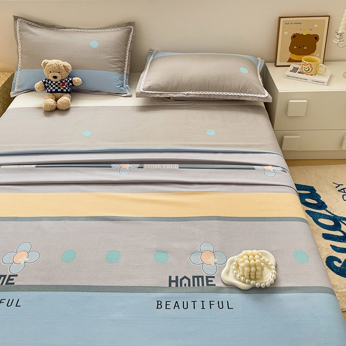 91家纺网 家纺一手货源 找家纺 2025春夏新品鱼骨棉老粗布凉席 保罗