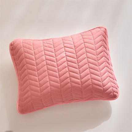 91家纺网 家纺一手货源 找家纺 温宁家纺 2025新款枕套 麦穗豆沙