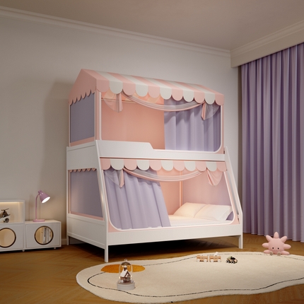 91家纺网 家纺一手货源 找家纺 （总）卓尔居2025新款子母蚊帐小房子系列