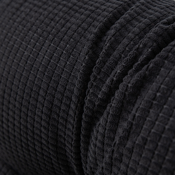 91家纺网 家纺一手货源 找家纺 美达人 2025新款玉米绒三角靠垫 星云黑-玉米绒