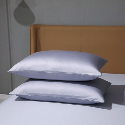 91家纺网 家纺一手货源 找家纺 （总）晶缦家纺 2025新款全棉纯棉双股100支贡缎长绒棉纯色单品枕套