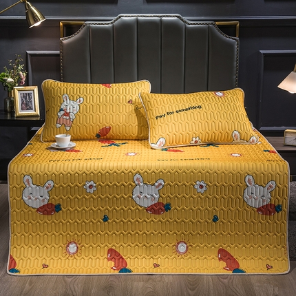 91家纺网 家纺一手货源 找家纺 （总）世纪绒品 2026新款凉感丝印花款乳胶凉席