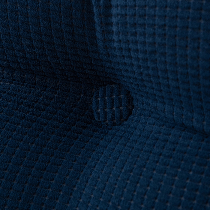 91家纺网 家纺一手货源 找家纺 美达人 2025新款玉米绒三角靠垫 柏林蓝-玉米绒