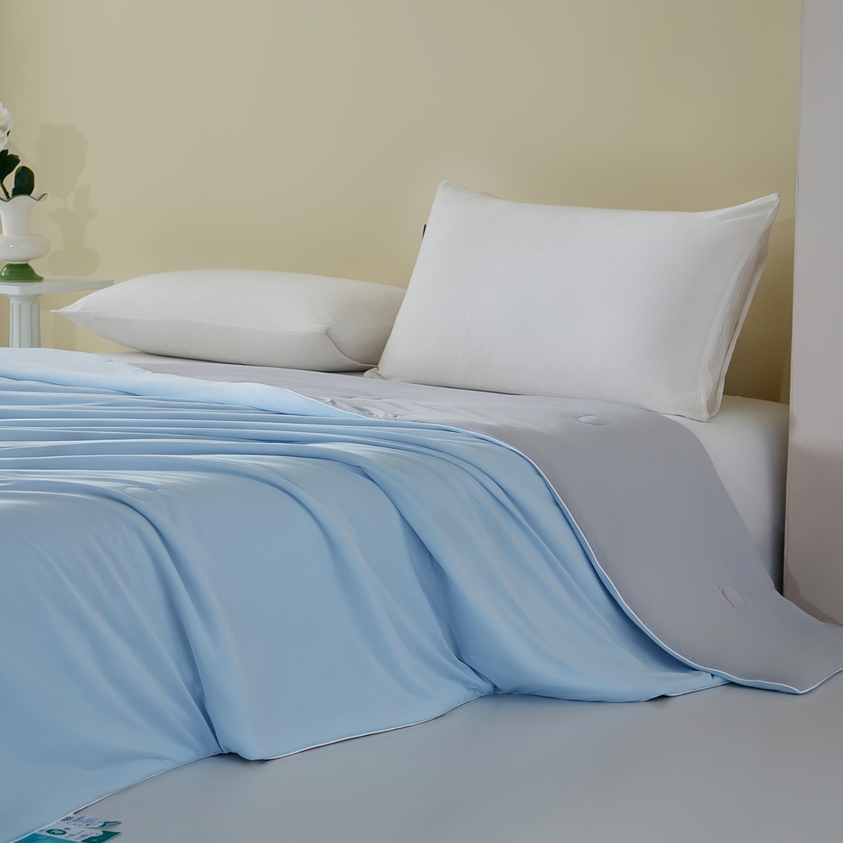 91家纺网 家纺一手货源 找家纺 （总）梦恬佳 2025新款A类凉感丝夏凉被