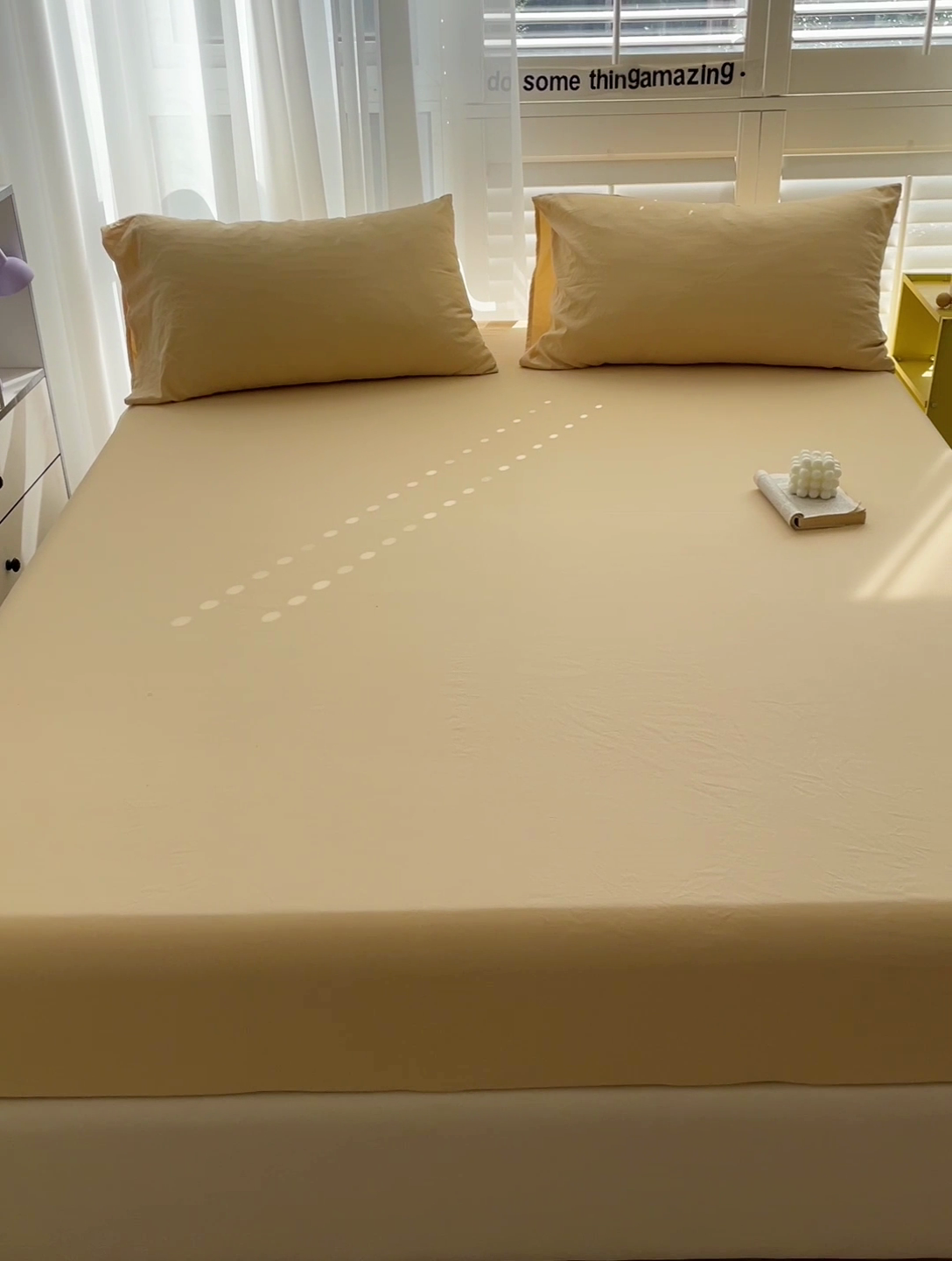 91家纺网 家纺一手货源 找家纺 仟人梦 2025新款纯色床笠 浅驼