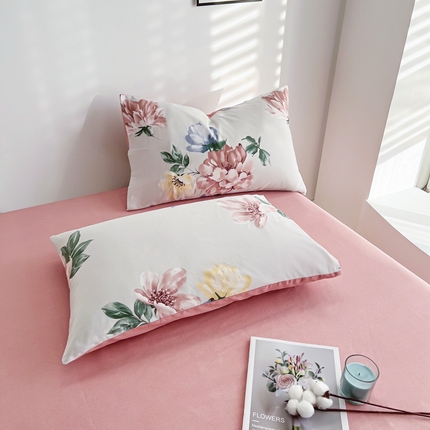 91家纺网 家纺一手货源 找家纺 （总）黛妮雅 2025新款里外全棉印花枕套