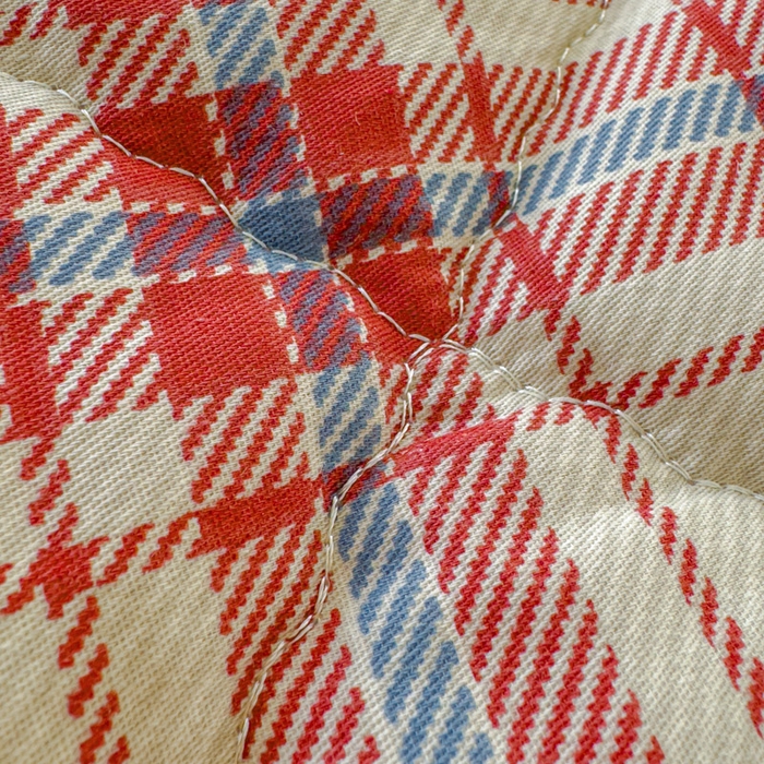 91家纺网 家纺一手货源 找家纺 U品汇 2025新款A类全棉夹棉防水床笠床罩单件隔尿透气床垫加厚防尘可水洗保护套 猫咪酱-红