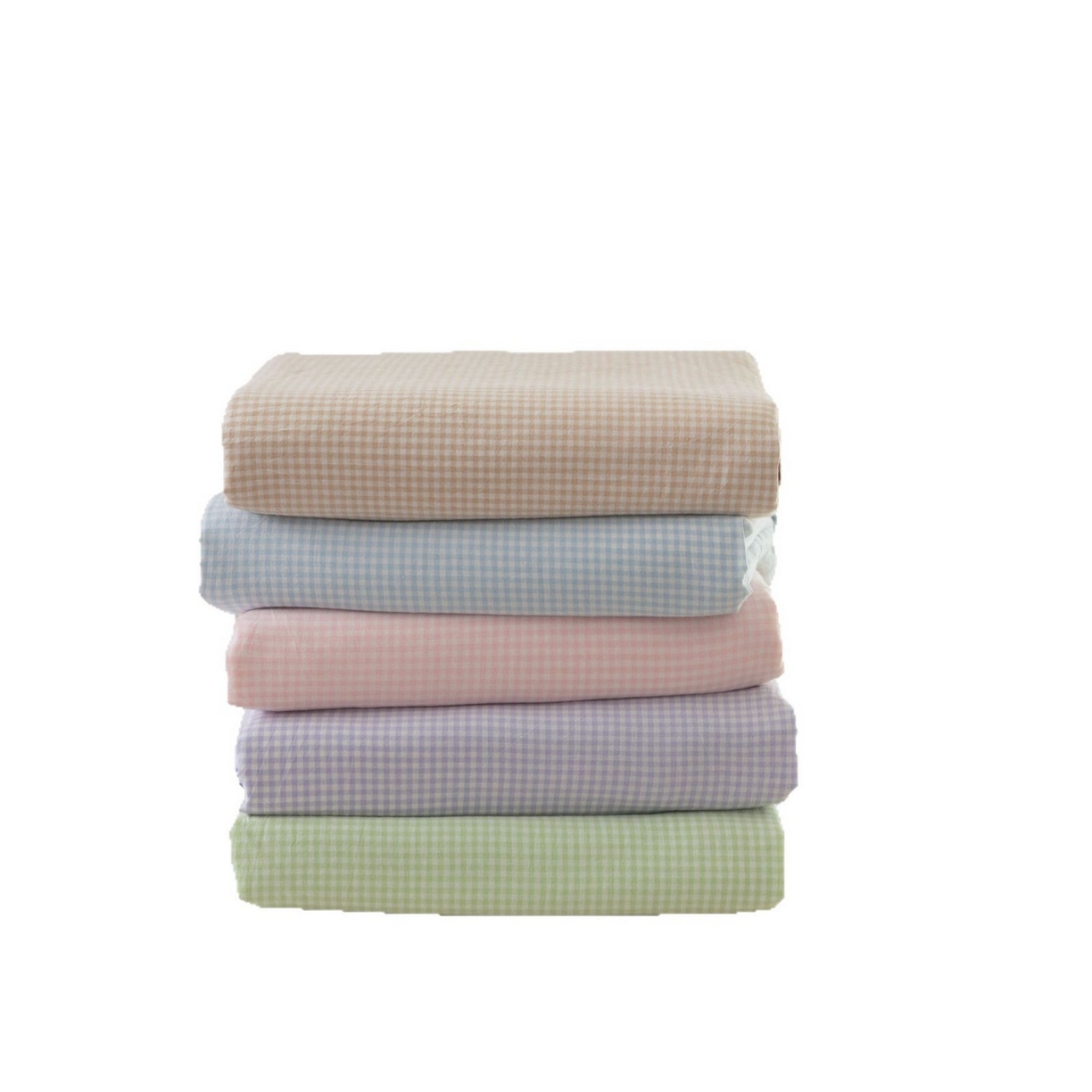 91家纺网 家纺一手货源 找家纺 （总）良品汇馆 日式无印纯棉水洗棉四件套良品细格纹套件简约床上用品格子全棉