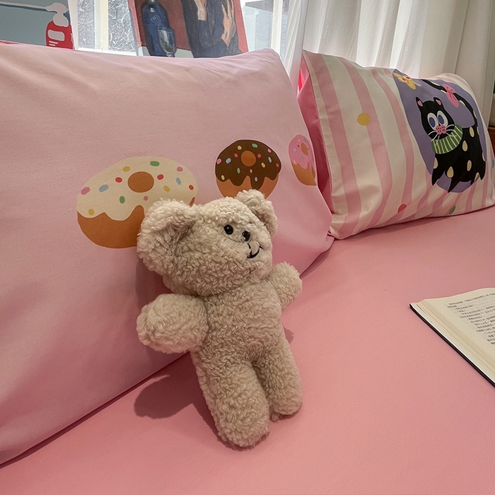 91家纺网 家纺一手货源 找家纺 蓝邻2025年新款全棉纯棉40s毛巾绣四件套 黛序甜章