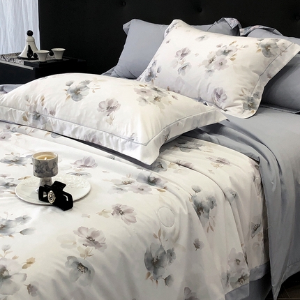 91家纺网 家纺一手货源 找家纺 （总）立奥被业 2025新款雪纺纱夏被超柔数码印花夏被雪纺夏凉被