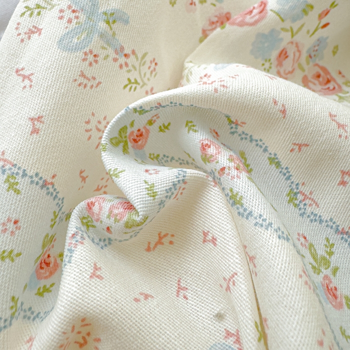 91家纺网 家纺一手货源 找家纺 U品汇 2025新款A类全棉夹棉防水床笠床罩单件隔尿透气床垫加厚防尘可水洗保护套 轻悠花梦