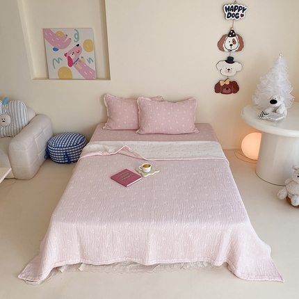 麻依 2025新款多层纱布天丝夏凉被子被芯 车厘子