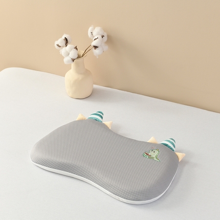 91家纺网 家纺一手货源 找家纺 （总）小猫派2025新款冰感硅胶儿童舒睡枕 枕头枕芯 