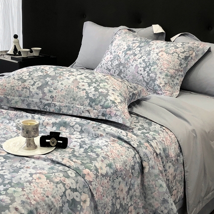 91家纺网 家纺一手货源 找家纺 （总）立奥被业 2025新款雪纺纱夏被超柔数码印花夏被雪纺夏凉被