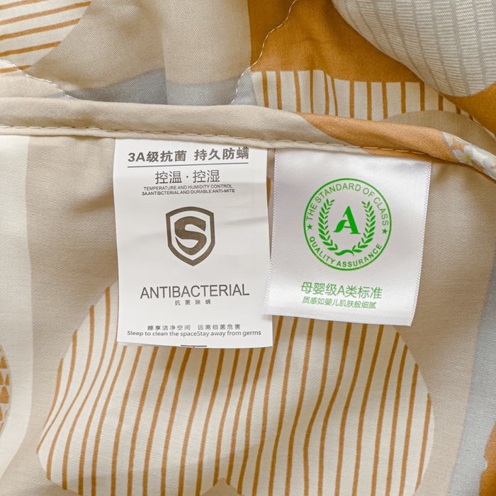 91家纺网 家纺一手货源 找家纺 U品汇 2025新款A类全棉夹棉防水床笠床罩单件隔尿透气床垫加厚防尘可水洗保护套 开心日记