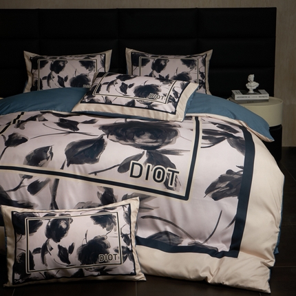 花沐 2025新款轻奢潮牌亲肤棉纯棉四件套 美迪