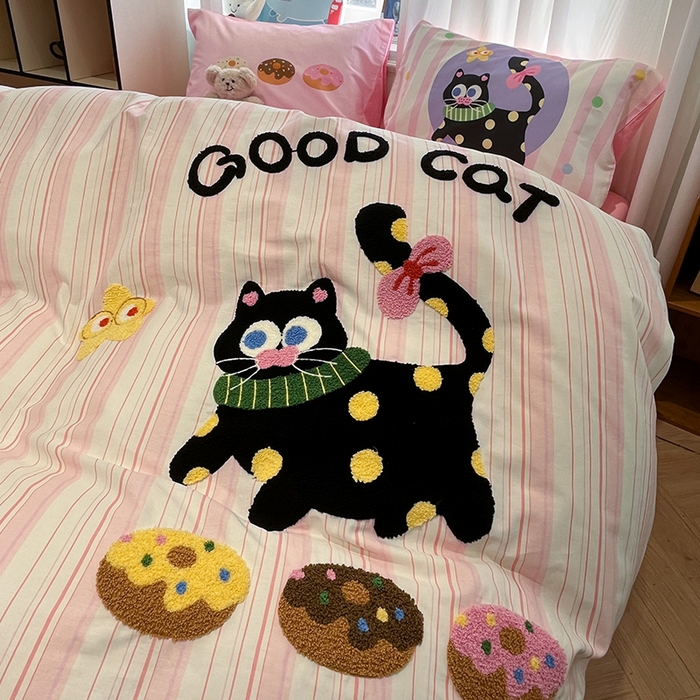 91家纺网 家纺一手货源 找家纺 （总）蓝邻2025年新款全棉纯棉40s毛巾绣四件套