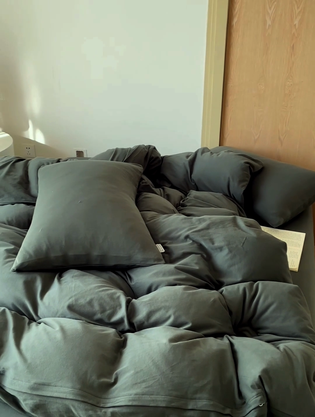 91家纺网 家纺一手货源 找家纺 梦可莱家居 2025春夏新品全棉针织棉纯色系列 青苔绿