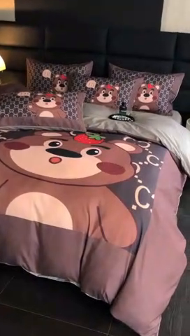 91家纺网 家纺一手货源 找家纺 （总）花沐 2025新款轻奢潮牌亲肤棉纯棉四件套