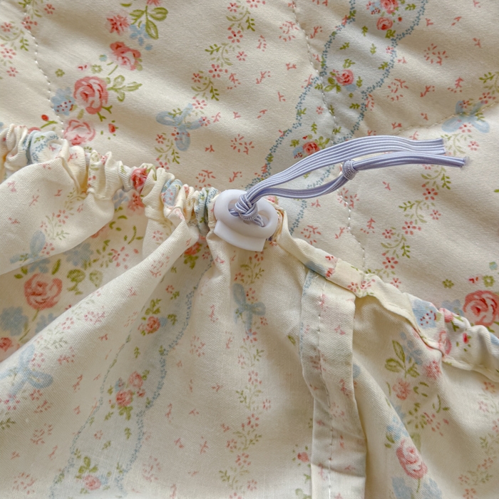 91家纺网 家纺一手货源 找家纺 U品汇 2025新款A类全棉夹棉防水床笠床罩单件隔尿透气床垫加厚防尘可水洗保护套 轻悠花梦