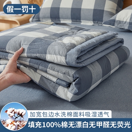 91家纺网 家纺一手货源 找家纺 （总） 2025新款A类100%新疆棉花夏凉被纯棉全棉填充原棉空调被手工宽边水洗棉夏被