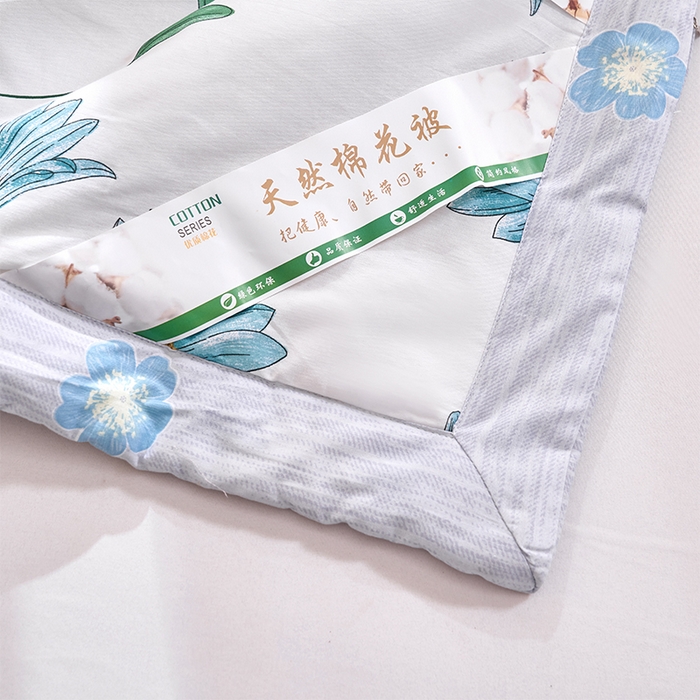 91家纺网 家纺一手货源 找家纺 羽梦家纺 2025新款新疆棉花全棉夏凉被被子被芯 梦田兰