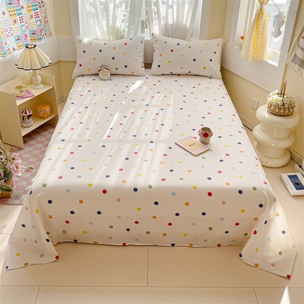 91家纺网 家纺一手货源 找家纺 （总）名兮-2025新款全棉双层纱床单