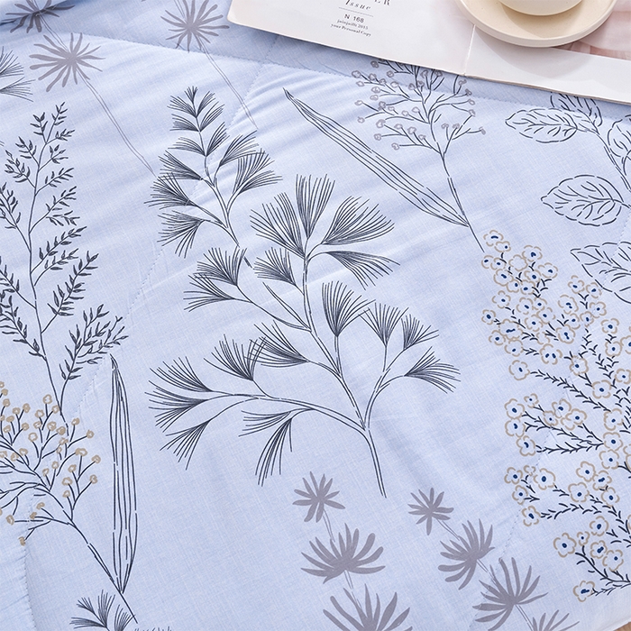 91家纺网 家纺一手货源 找家纺 羽梦家纺 2025新款新疆棉花全棉夏凉被被子被芯 沐雅清风