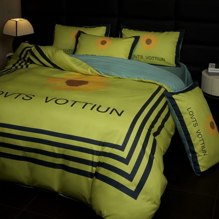 91家纺网 家纺一手货源 找家纺 花沐 2025新款轻奢潮牌亲肤棉纯棉四件套 雏菊