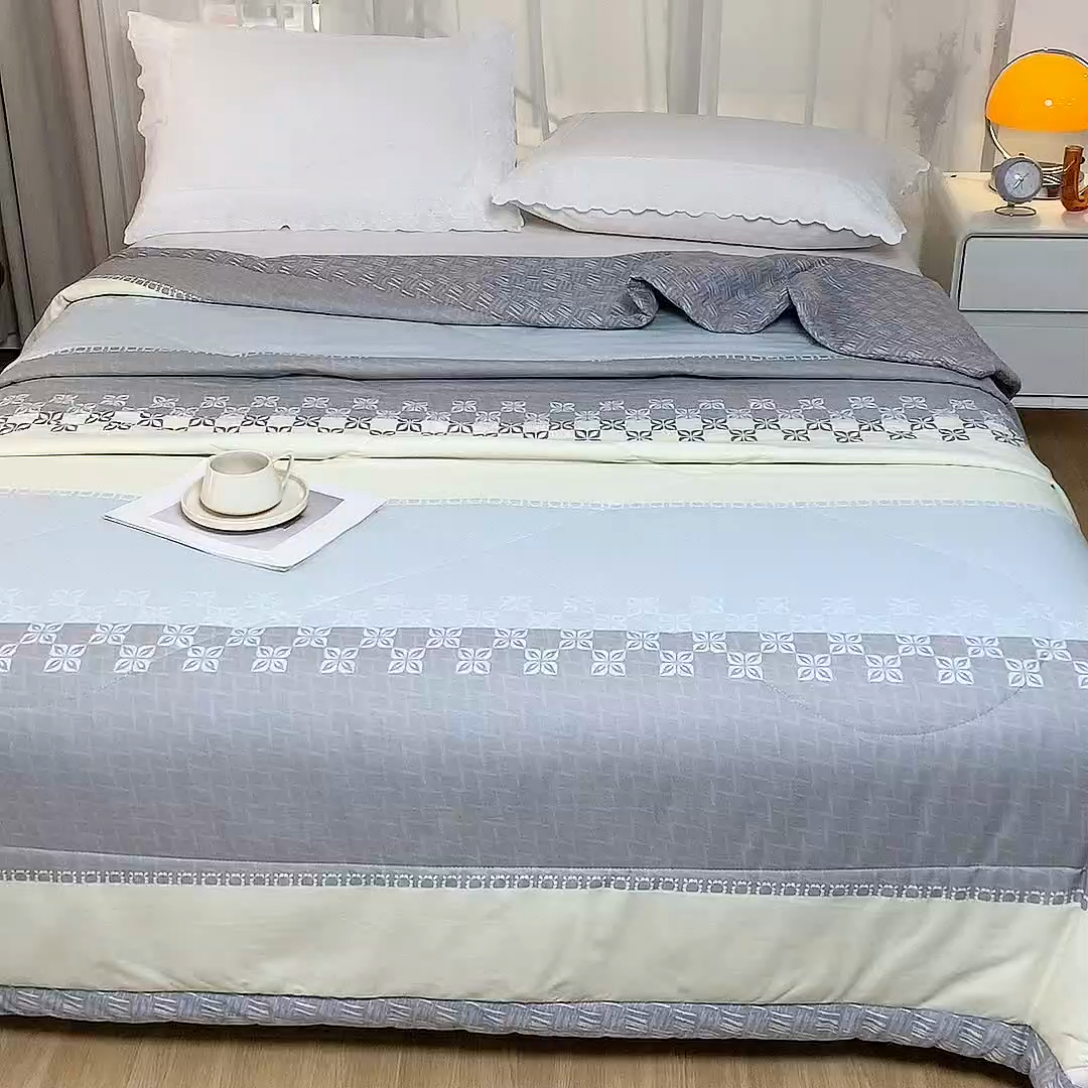 91家纺网 家纺一手货源 找家纺 羽梦家纺 2025新款新疆棉花全棉夏凉被被子被芯 梦想天空