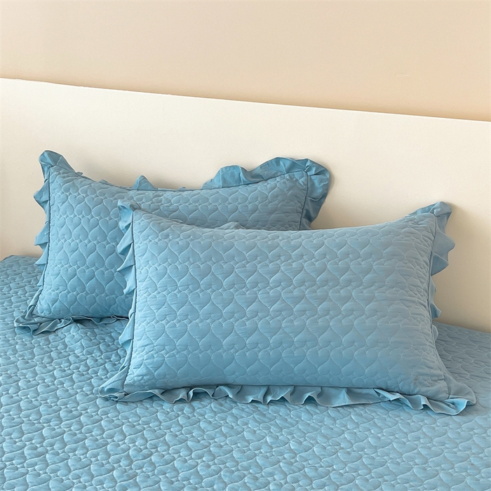 91家纺网 家纺一手货源 找家纺 （总）屹成家纺 2024新款水洗棉床笠款床裙花语系列