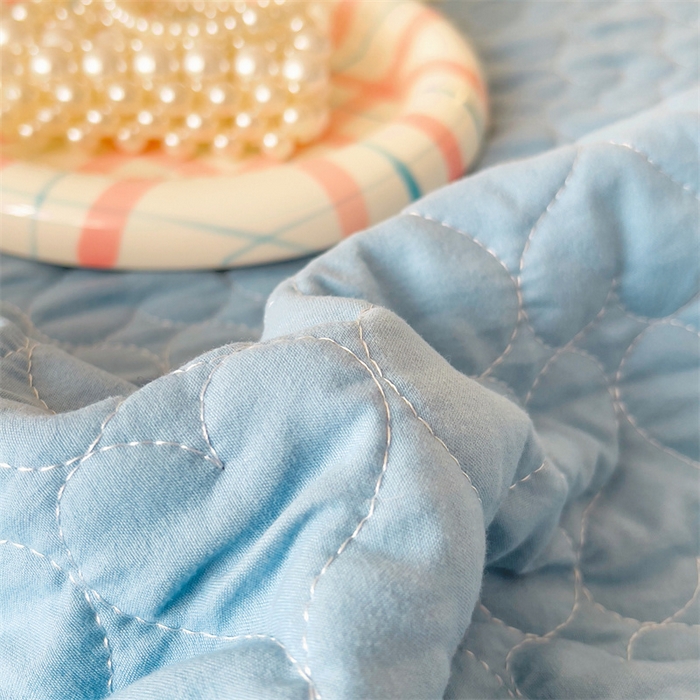 91家纺网 家纺一手货源 找家纺 （总）屹成家纺 2024新款水洗棉床笠款床裙花语系列