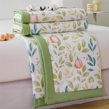 91家纺网 家纺一手货源 找家纺 （总）海洋家纺 2025款水洗棉纯棉花夏凉被全棉花印花夏被空调被薄被子