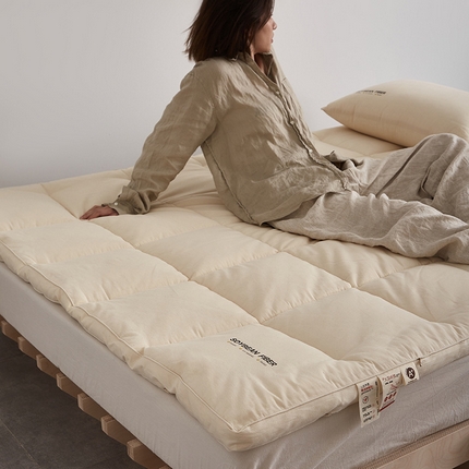 （总）良品汇馆 日式无印a类全棉大豆床垫良品透气保暖原棉床褥垫5cm加厚床垫子