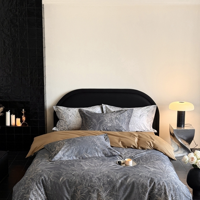 91家纺网 家纺一手货源 找家纺 （总）鹿班家居 2025年春夏款100S长绒棉数码印花系列四件套—挪威森林