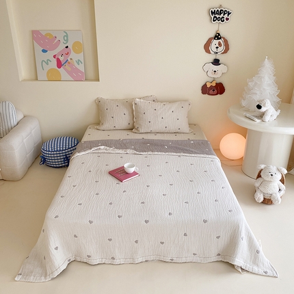 91家纺网 家纺一手货源 找家纺 （总）麻依 2025新款多层纱布天丝夏凉被子被芯