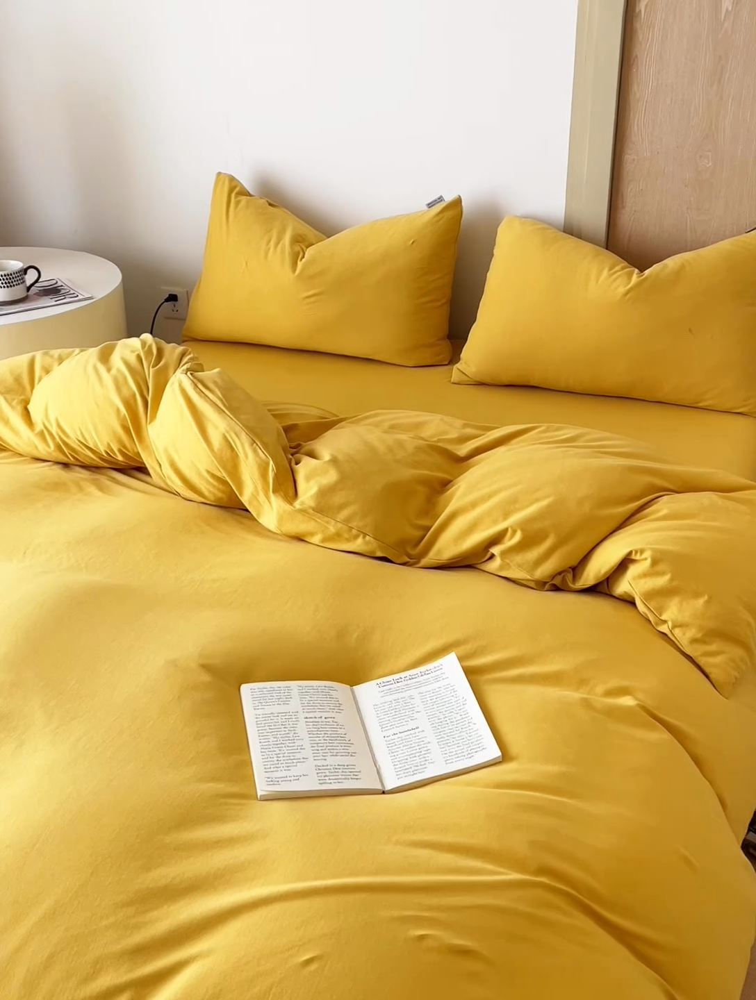 91家纺网 家纺一手货源 找家纺 梦可莱家居 2025春夏新品全棉针织棉纯色系列 青柠黄