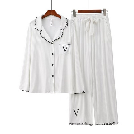 91家纺网 家纺一手货源 找家纺 （总）洛兰沙家居馆【只代发】【只代发】 春秋夏季可外穿薄款莫代尔棉开衫长袖睡衣