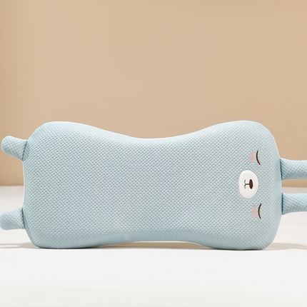 小猫派2025新款凉感豆童趣护颈枕头枕芯-八字 长条熊