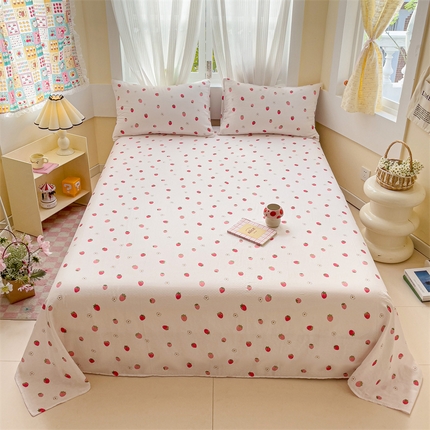 91家纺网 家纺一手货源 找家纺 （总）名兮-2025新款全棉双层纱床单