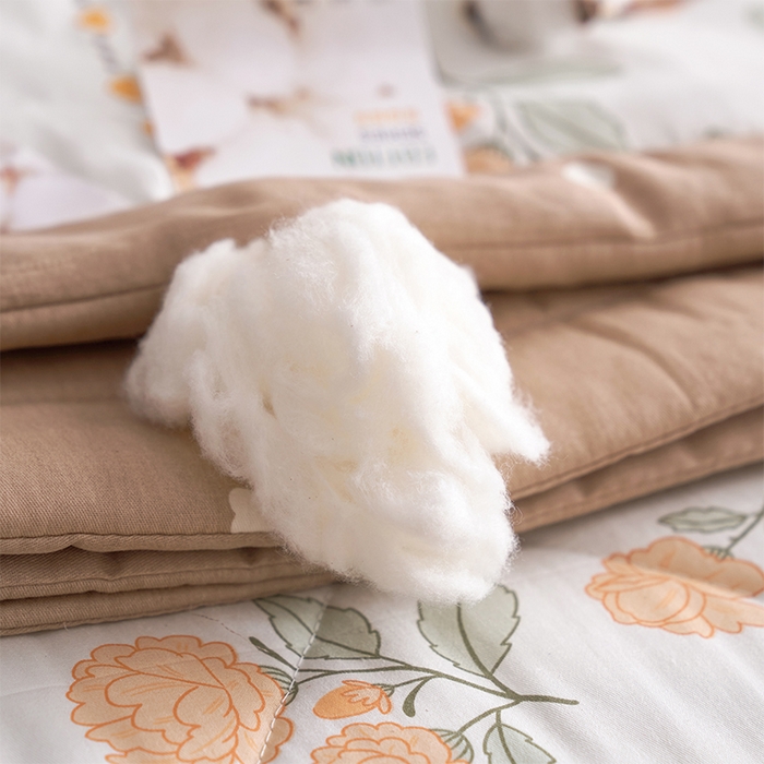 91家纺网 家纺一手货源 找家纺 羽梦家纺 2025新款新疆棉花全棉夏凉被被子被芯 迎春花