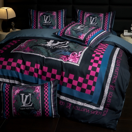 花沐 2025新款轻奢潮牌亲肤棉纯棉四件套 憬年