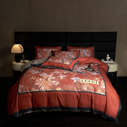 91家纺网 家纺一手货源 找家纺 （总）色鬼布艺 2025新款轻奢亲肤纯棉四件套