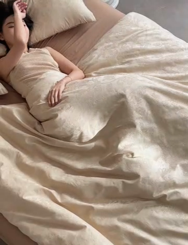 91家纺网 家纺一手货源 找家纺 （总）安莱生活 2025全棉浮雕提花四件套-科林斯系列