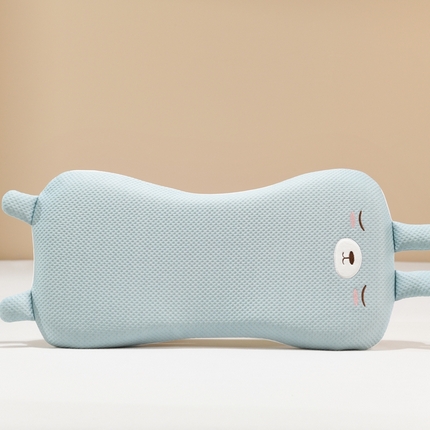 91家纺网 家纺一手货源 找家纺 （总）小猫派2025新款凉感豆童趣护颈枕 枕头枕芯
