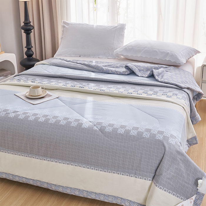 91家纺网 家纺一手货源 找家纺 羽梦家纺 2025新款新疆棉花全棉夏凉被被子被芯 梦想天空