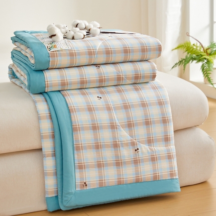 91家纺网 家纺一手货源 找家纺 （总）海洋家纺 2025款水洗棉纯棉花夏凉被全棉花印花夏被空调被薄被子