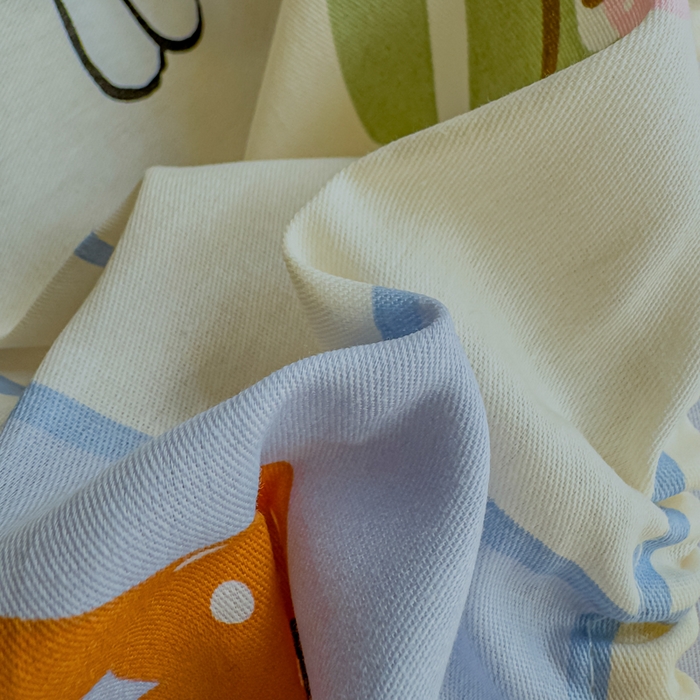 91家纺网 家纺一手货源 找家纺 U品汇 2025新款A类全棉夹棉防水床笠床罩单件隔尿透气床垫加厚防尘可水洗保护套 蜡笔画