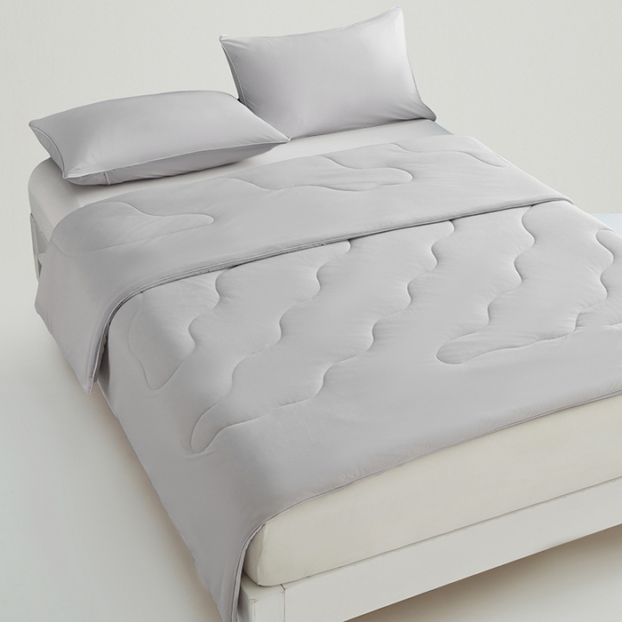 91家纺网 家纺一手货源 找家纺 米米儿家纺 2025新款跨境电商凉感丝夏被西瓜空调被 冰灰