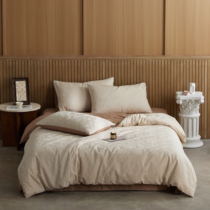 91家纺网 家纺一手货源 找家纺 （总）安莱生活 2025全棉浮雕提花四件套-科林斯系列